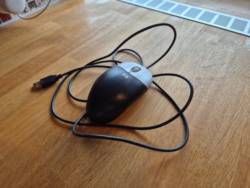 HP Optisk Datormus Svart/Silver