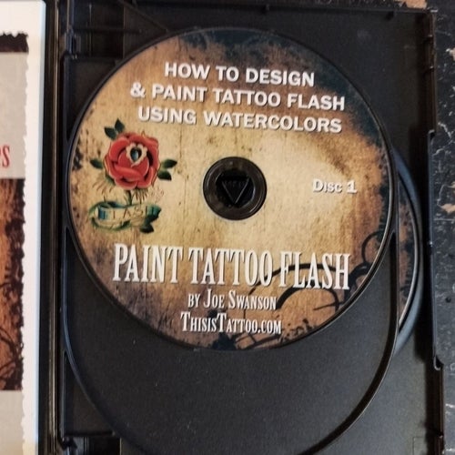 Paint Tattoo Flash By Joe Swanson DVD