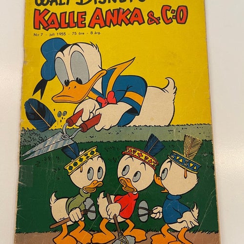 Kalle Anka  , Nr 7 - 1955