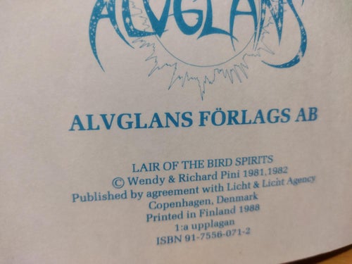 Alverfolket 11 Fågelandarnas boning. Fine