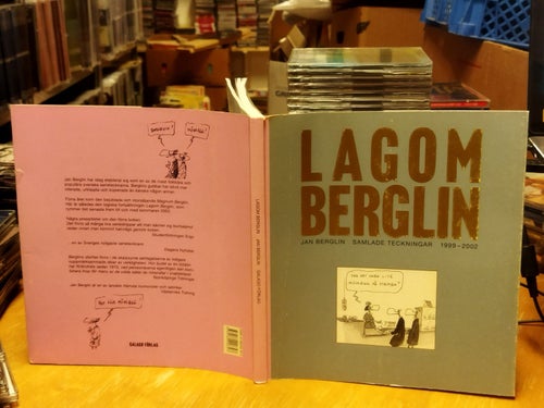 Lagom Berglin Jan Berglin samlade teckningar 1999-2002. Bok. Very Fine plus