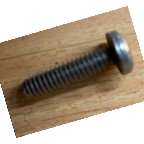 N.O.S. Rostfri ULCS Special skruv stor skalle med spår UNC 5/16x19mm