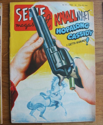 SERIEMAGASINET 1954 NR 19 med Flygbild