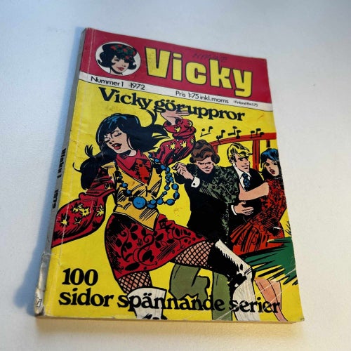 Vicky nr 1 1972, bra skick! VG+
