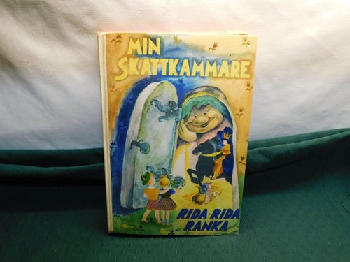 Min Skattkammare " Rida Rida Ranka " 1971 Inbunden Bok för Barn