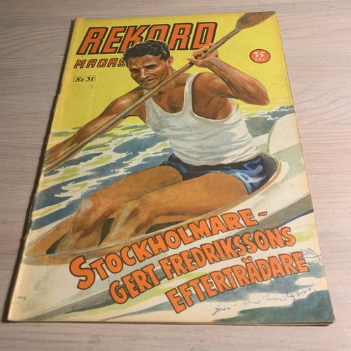 Tidningen Rekord Rekordmagasinet 1950 nr 31 - (baksidan saknas)