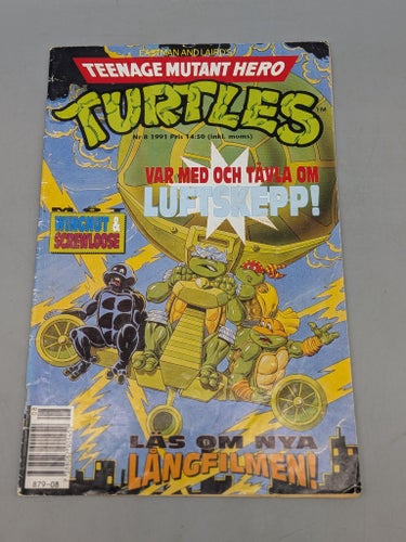 TMNT - Teenage Mutant Hero Turtles 1991 Nr 8