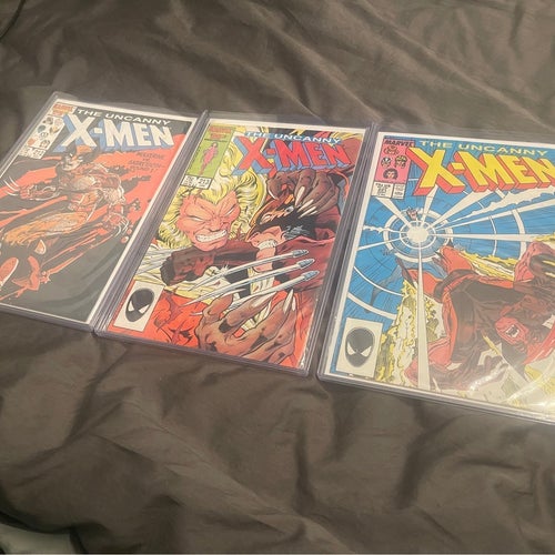 Uncanny X-men: 212,213,221!! KEY!! 1st app sinister, NM