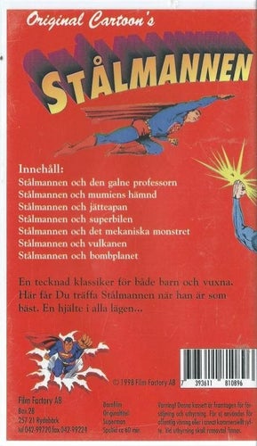 STÅLMANNEN MED VÄNNER (SVENSK VHS FILM !)