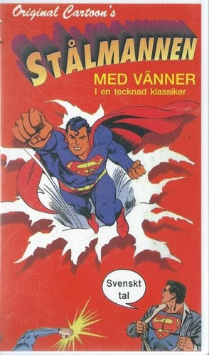 STÅLMANNEN MED VÄNNER (SVENSK VHS FILM !)