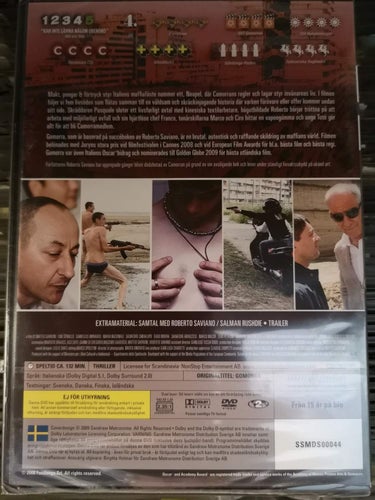 DVD Gomorra Maffia Collection Svensk text INPLASTAD