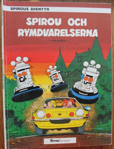 SPIROUS ÄVENTYR ALBUM NR 25 Och Rymdvarelserna 1989