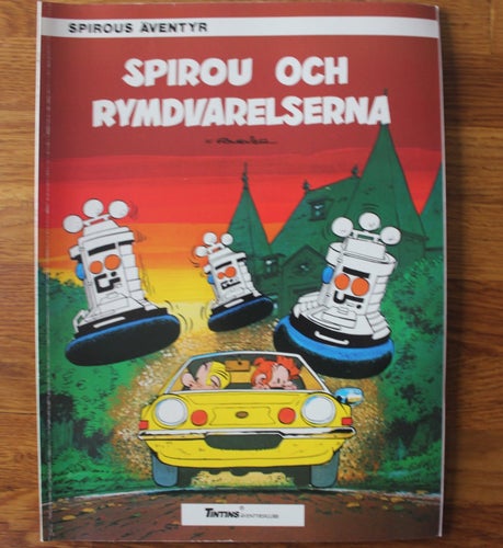 SPIROUS ÄVENTYR ALBUM NR 25 Och Rymdvarelserna 1989