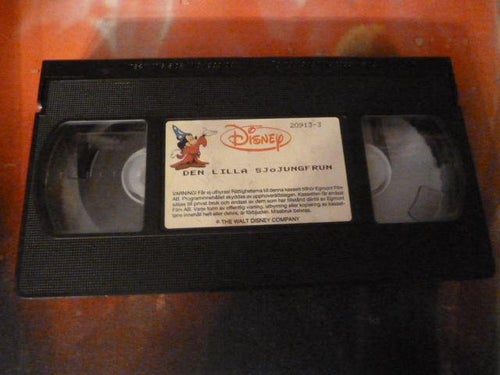 DEN LILLA SJÖJUNGFRUN, VHS, BARNFILM
