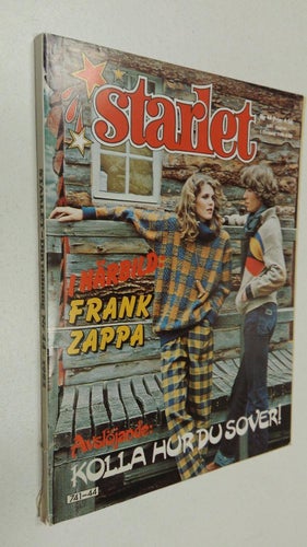 Starlet 1982 nr 44 Idolbild Frank Zappa, Kai Martin & Stick! Very Fine
