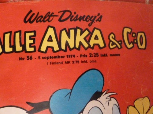 KALLE ANKA & CO, NR 36 - 1974, TIDNING