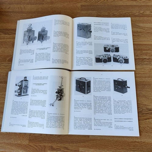 Christie's - Cameras and Optical Toys 2 st auktionskataloger fr 1991