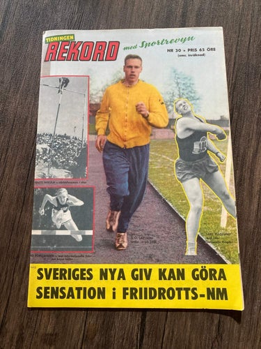 Tidningen Rekord med Sportrevyn nr 30 1963