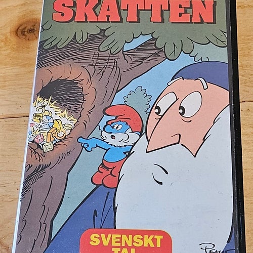 SMURF SKATTEN .. -VHS) svensk tal