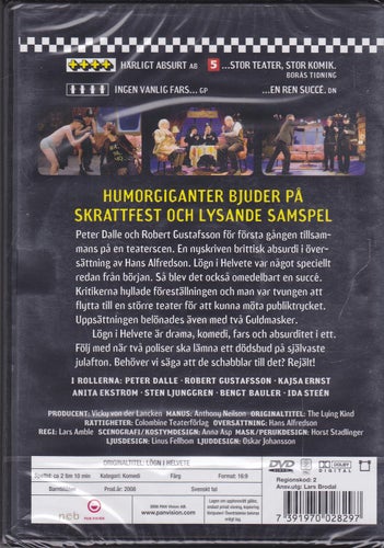 DVD / Lögn I Helvete / Peter Dalle, Robert Gustafsson / Ny & Inplastad