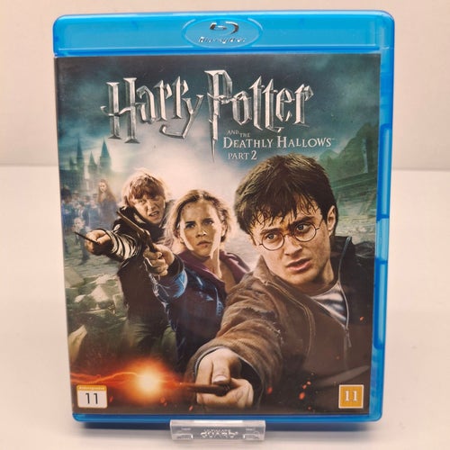 Harry Potter and the deathly Hallows Part 2 - Blu-ray, Svensk text, Fint skick