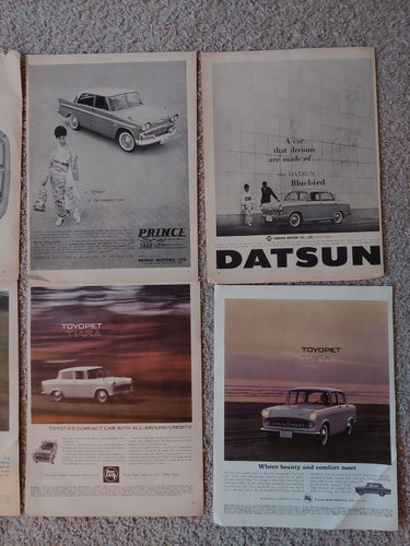 Datsun Prince Toyota annonser