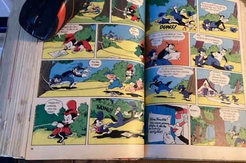 Kalle Anka 25 originalnummer från 1970 inbundna, använda och slitna