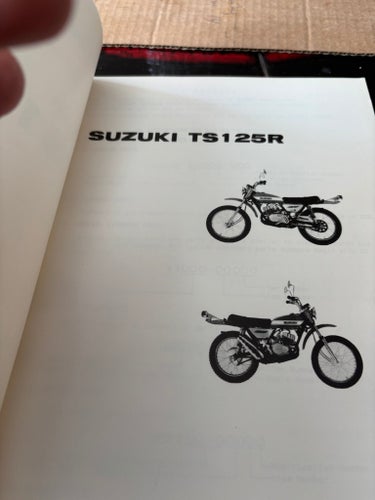 Suzuki Ts125R TS125 R 1971 Parts list