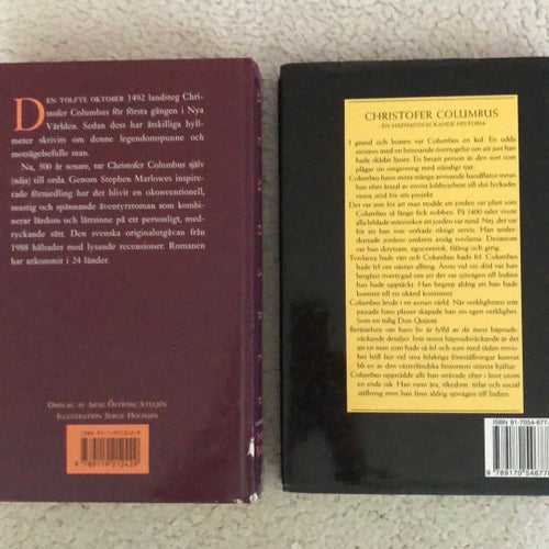 2 bokpaket om Christofer Columbus liv