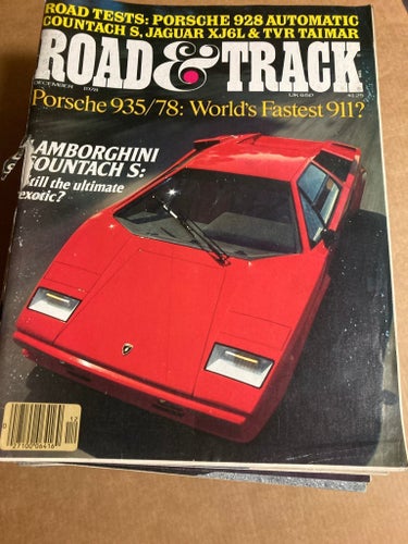 Road & Track ## 12 stycken tidningar från 1978 ##