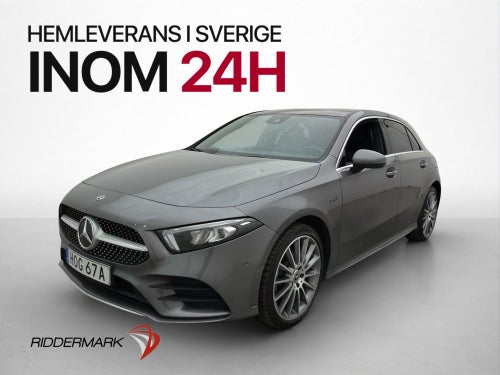 Mercedes-Benz A 250 e 218hk AMG Pano Kamera Midline Elstolar