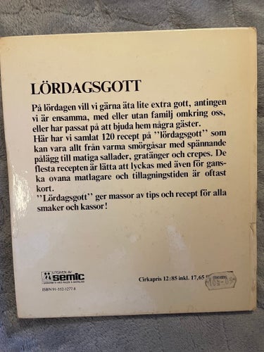 Köp nu! - Lördagsgott - 120 lättlagade smårätter