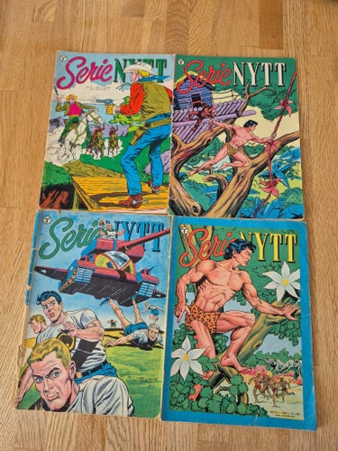 SerieNytt 4 st från 1960 nr 16-19.