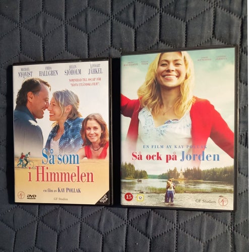 DVD SÅ SOM I HIMMELEN 2004 & SÅ OCK PÅ JORDEN 2015 KAY POLLAK REPFRIA