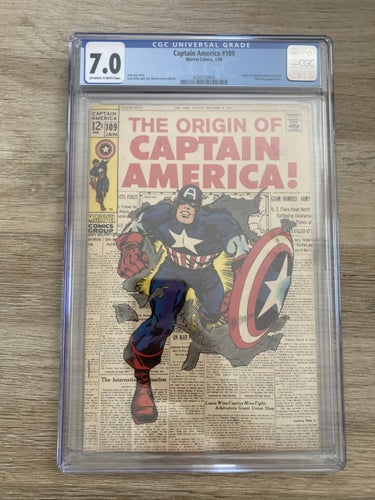 Captain America #109 CGC 7.0 - Jack Kirby Cover