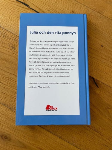Julia och den vita ponnyn av Christiane Gohl, 1998, häst, Pollux