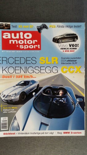 Auto motor & sport nr 7 2007: Mazda MX-5, Koenigsegg CCX, Mercedes SLR