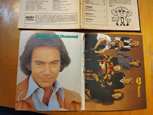 Starlet 1977 nr 24 Starlet tjejen Susanne, Tonix, Neil Diamond. Lässkick