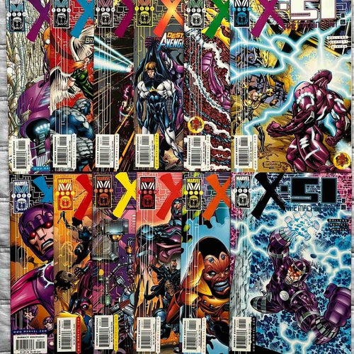 X-51 no.1-12! (Komplett!!) VF/NM!