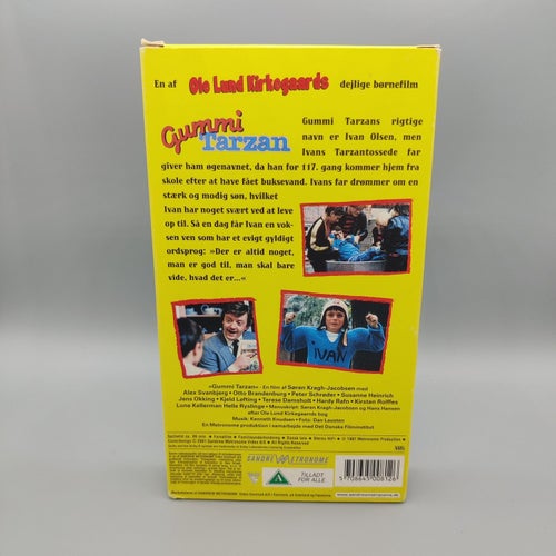 Gummi-Tarzan (1981) - VHS DK - Hjem IS Ole Lund Kirkegaard