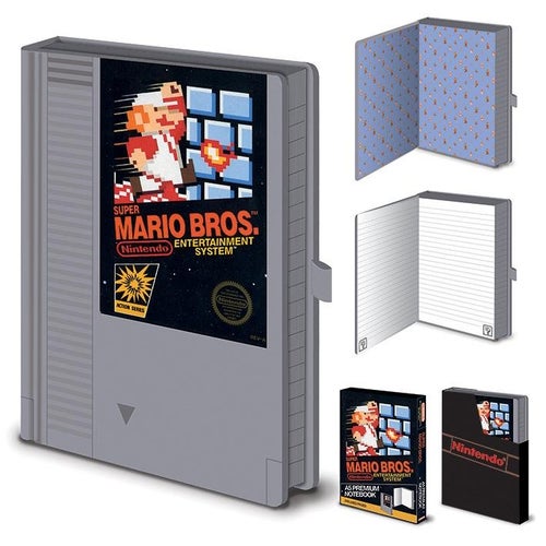 Anteckningsbok - Nintendo (NES - Super Mario Bros)