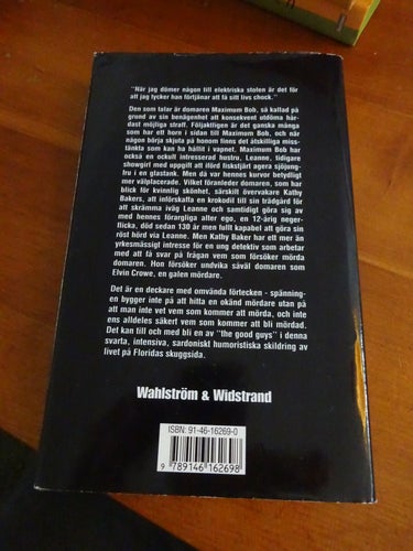 Mycket fin inbunden Elmore Leonard Maximum Bob