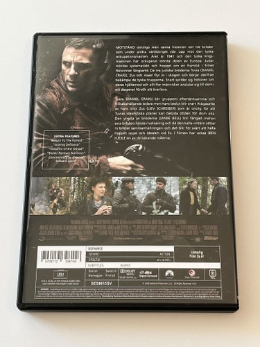 Motstånd (Daniel Craig, 2008). Beg. DVD