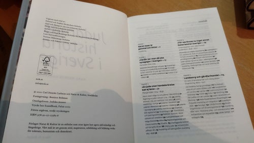 Judarnas historia i Sverige av Carl Henrik Carlsson, bok, SM