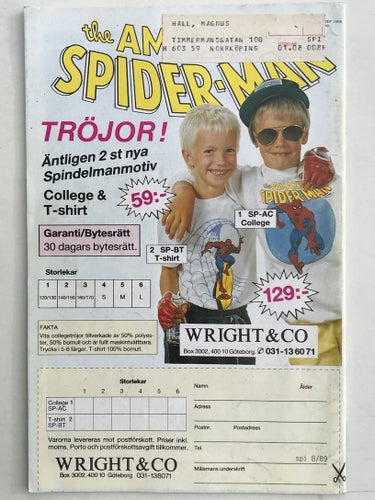 Spindelmannen - 1989:8. VG