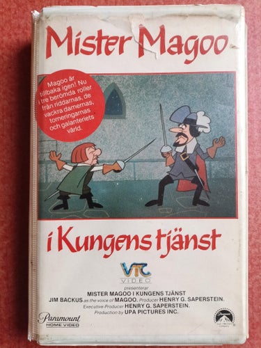 Mister Magoo i Kungens Tjänst VHS