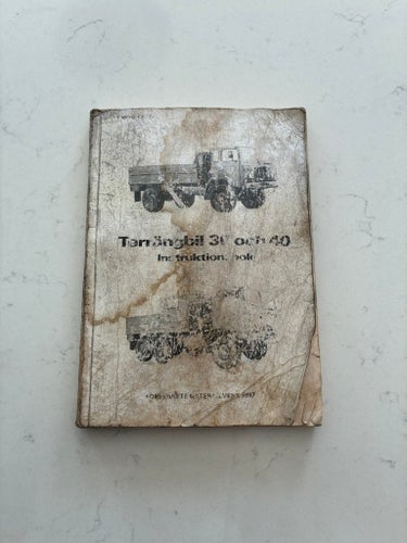 Lastbil 31 och 40 Instruktionsbok
