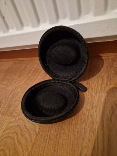 Klockförvarings/rese box skyddande, svart, 9,5 cm