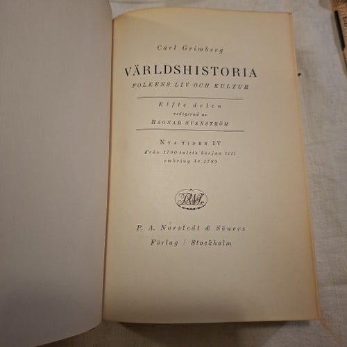 Världshistoria av Carl Grimberg, 1926