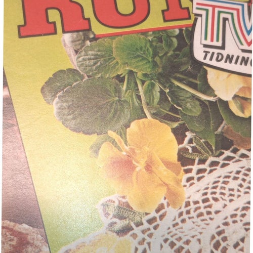 Året Runt tidning från 1985 med klippdocka